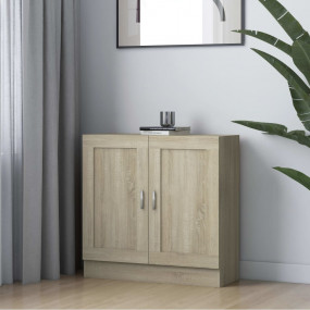 Book Cabinet Sonoma oak Engineered wood, MDF Book Cabin...