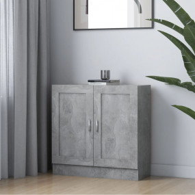 Book Cabinet Concrete grey Engineered wood Medium Book ...