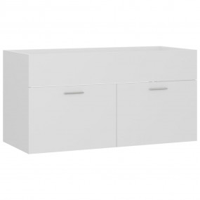 Sink Cabinet White Engineered wood Medium Sink Cabinet