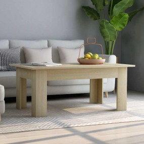 Coffee Table Sonoma Oak Engineered wood 39.4 x 23.6 x 1...