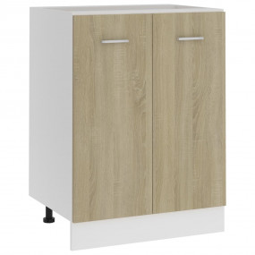 Bottom Cabinet Sonoma oak Engineered wood Medium Bottom...