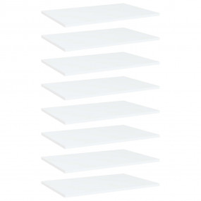 Shelf Set of 8 White Engineered Wood Extra Large Simple...