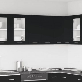 Hanging Cabinet Black Engineered wood Medium Hanging Ca...