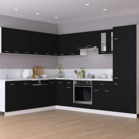 Hanging Cabinet Black Engineered wood Medium Hanging Ca...