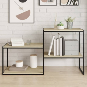 Shelf Set of 8 Sonoma oak Engineered wood 23.6 x 19.7 x...