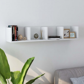Wall Shelf Wall-Mounted Shelf Rectangular Modern Storag...