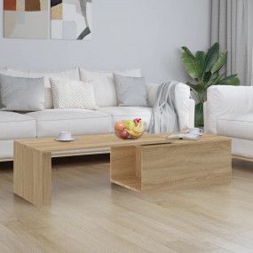 Coffee Table Sonoma oak Engineered wood Larger size Cof...