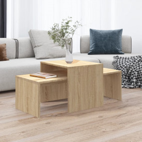 Table Sonoma Oak Engineered wood Standard Stackable Tab...