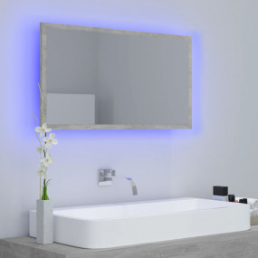 Mirror Concrete grey Engineered wood, acrylic Medium