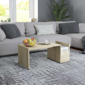 Coffee Table Sonoma oak Engineered wood Medium Coffee T...