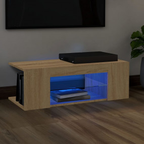 TV Cabinet Sonoma oak Engineered wood Medium TV Cabinet