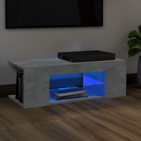 TV Cabinet Concrete grey Engineered wood 35.4x15.4x11.8...