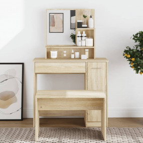 Dressing Table Sonoma Oak Engineered Wood Standard Dres...