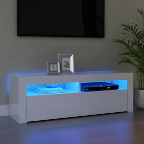 TV Cabinet High gloss white Engineered wood TV Cabinet