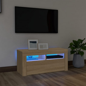 TV Cabinet Sonoma Oak Engineered Wood Medium TV Cabinet