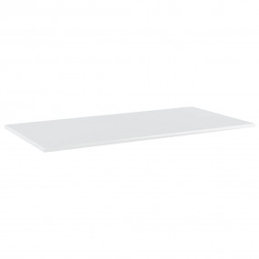 Shelf Set of 8 High gloss white Engineered wood 31.5x11...