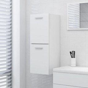 Bathroom Cabinet White Engineered wood 11.8x11.8x31.5 i...