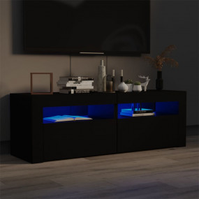 TV Cabinet Black Engineered wood Medium TV Cabinet Rect...