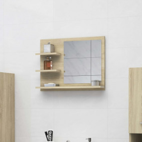Mirror Sonoma oak Engineered wood, acrylic Medium Mirro...