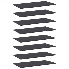 Shelf Set of 8 Grey Engineered wood Medium Simplistic
