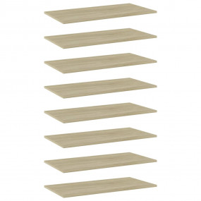 Shelf Set of 8 Sonoma oak Engineered wood Medium