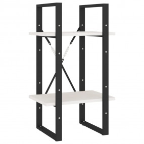 Book Cabinet White Solid pine wood, metal 15.7 x 11.8 x...