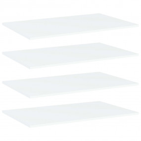 Shelf Set of 4 White Engineered wood 31.5 x 19.7 x 0.6 ...
