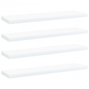 Shelf Set of 4 White Engineered wood Extra Shelf Simple...