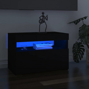 TV Cabinet Black Engineered wood 23.6 x 13.8 x 15.7 in ...