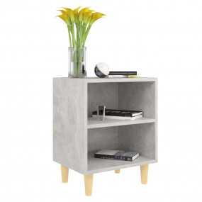 Bed Cabinet Set of 2 Concrete grey