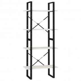 Book Cabinet White Solid pine wood, Metal 23.6 x 11.8 x...