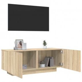 TV Cabinet Sonoma Oak Engineered Wood Medium Storage TV...