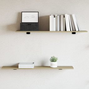 Shelf Set of 8 Sonoma oak Engineered wood Large Simple ...