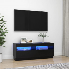 TV Cabinet Black Engineered wood 39.4 in x 13.8 in x 15...