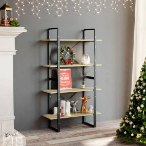 Book Cabinet Sonoma oak Engineered wood, metal Medium