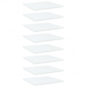 Shelf Set of 8 White Engineered wood 15.7 x 15.7 in Sim...