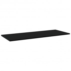 Shelf Set of 4 Black Engineered wood Medium Simplistic