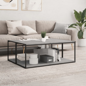 Shelf Set of 4 Concrete Grey Engineered Wood Extra Shel...