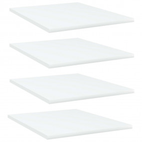 Shelf Set of 4 White Engineered wood 15.7 x 19.7 in