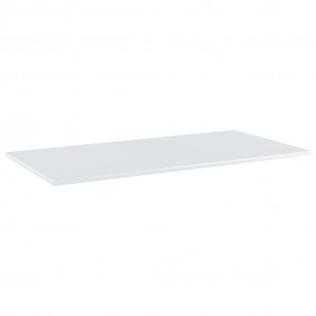 Shelf Set of 4 High gloss white Engineered wood 39.4x19...