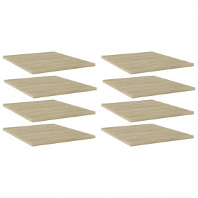 Shelf Set of 8 Sonoma oak Engineered wood 15.7 x 19.7 x...