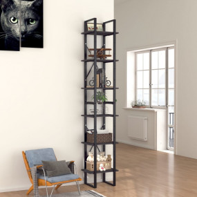 Book Cabinet Gray Engineered wood, metal 82.7 in tall S...