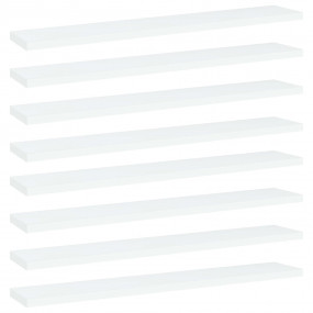 Shelf Set of 8 White Engineered wood 23.6 in long Simpl...