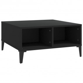 Coffee Table Black Engineered wood, metal