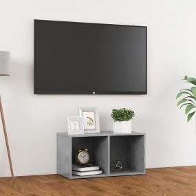 TV Cabinet Concrete grey Engineered wood Standard TV Ca...