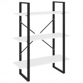 Book Cabinet White Engineered wood, metal Medium Book C...