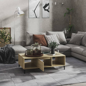Coffee Table Sonoma oak Engineered wood, metal Medium
