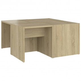 Coffee Table Set of 4 Sonoma oak Engineered wood Small