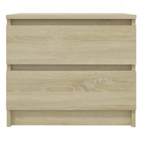 Bed Cabinet Sonoma oak Engineered wood Medium Bed Cabin...