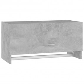 Wardrobe Concrete grey Engineered wood Compact Wardrobe